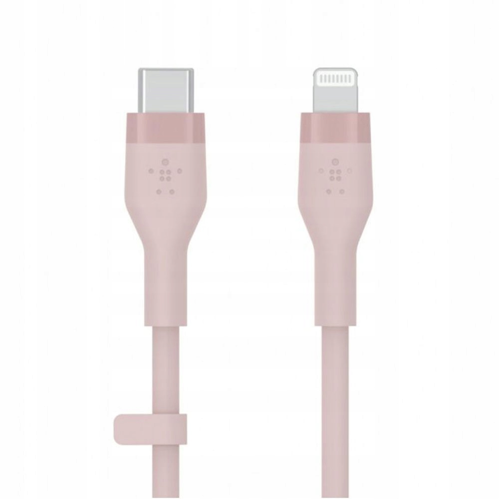 Belkin kábel Boost Charge Flex Silicone Usb-c to Lightning 3m Pink…