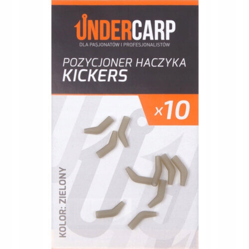 Pozycjoner haczyka Kickers zielony karpiowy 10 sztuk Undercarp