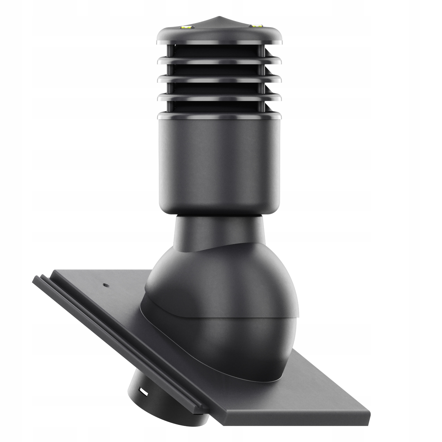 větrací komín Izolovaný Smart fi125 Creaton Kapstadt Duratop Grafit