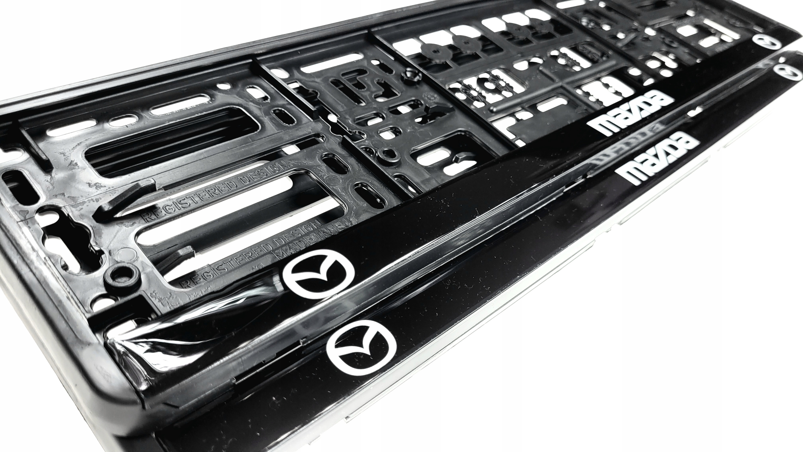 Ramki do Tablic Rejestracyjnych Mazda Żelowe 2 sztuki