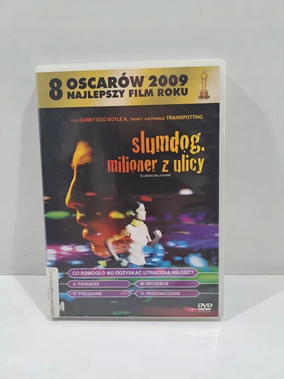 DVD SLUMDOG MILIONER Z ULICY / LEKTOR
