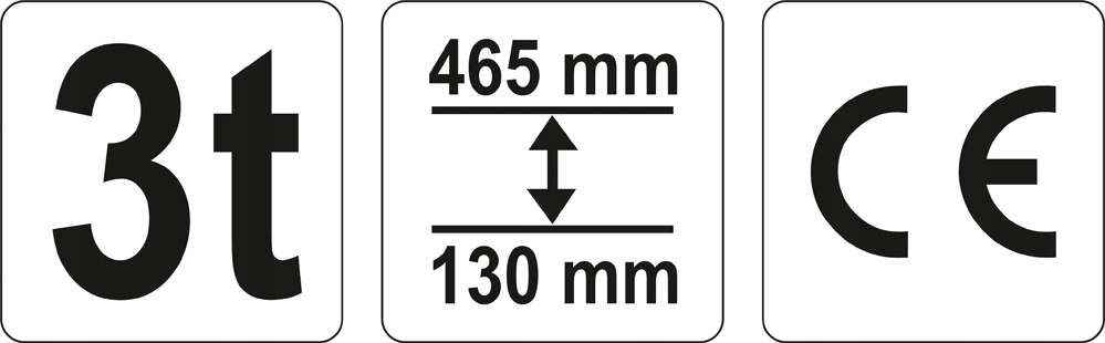 Podnosnik samochodowy hydrauliczny lewarek zaba 3T Mark Yato
