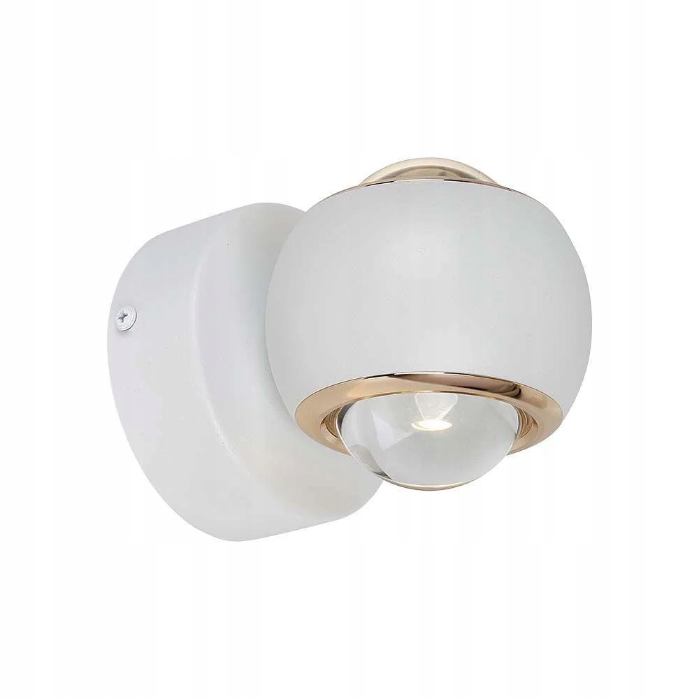 Nástenná Led reflektorová lampa biela zlatá do spálne, obývacej izby, teplá V-tac