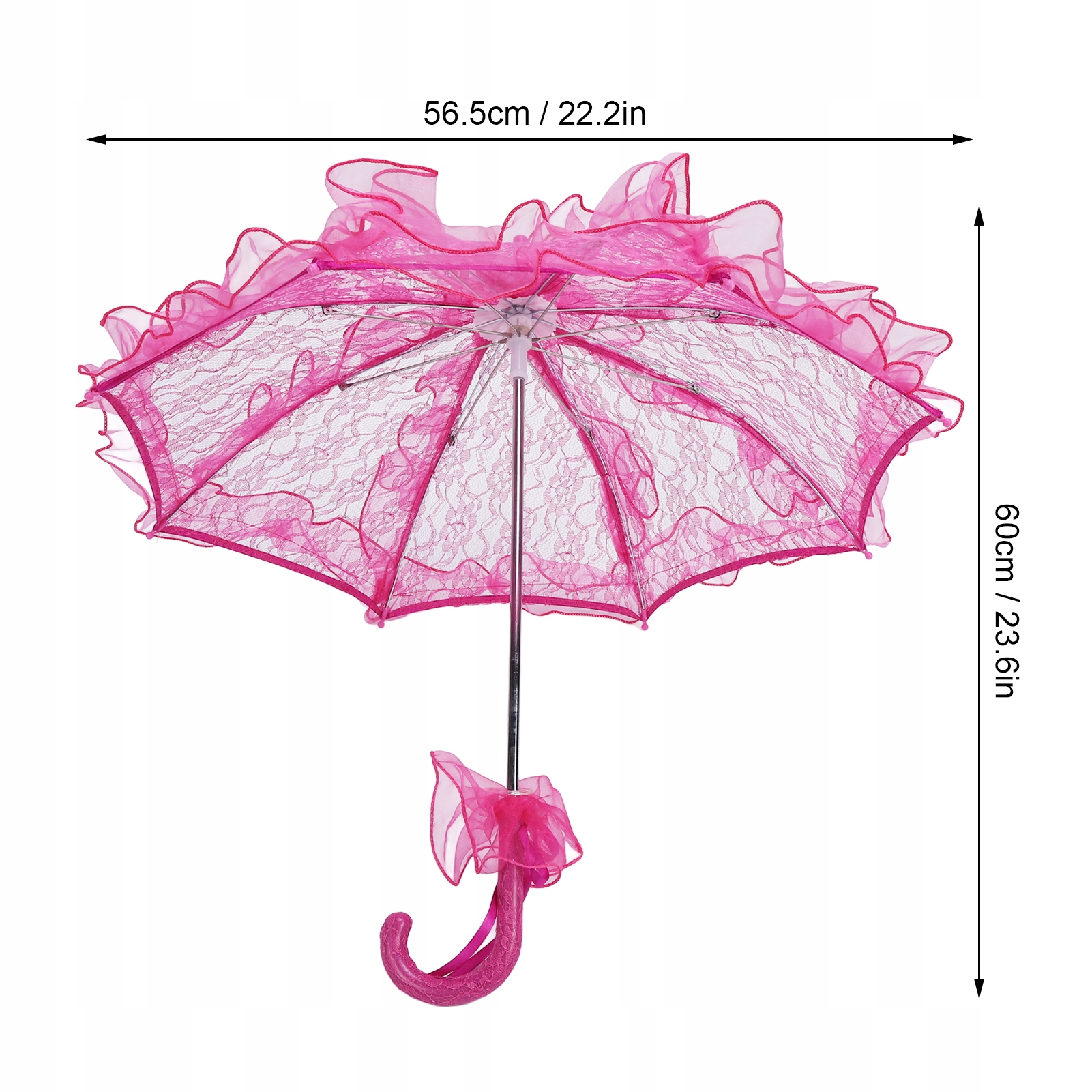 Parasol róże i fiolety Kolor dominujący róże i fiolety