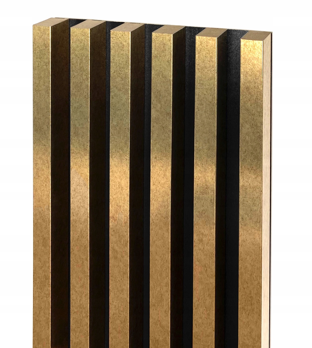 LAMELE na płycie złote ze strukturą 6