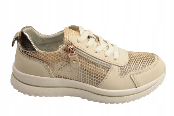 Dámské polobotky Sergio Leone Kůže SP-116 vel. 40 Béžová Lehká síťovina