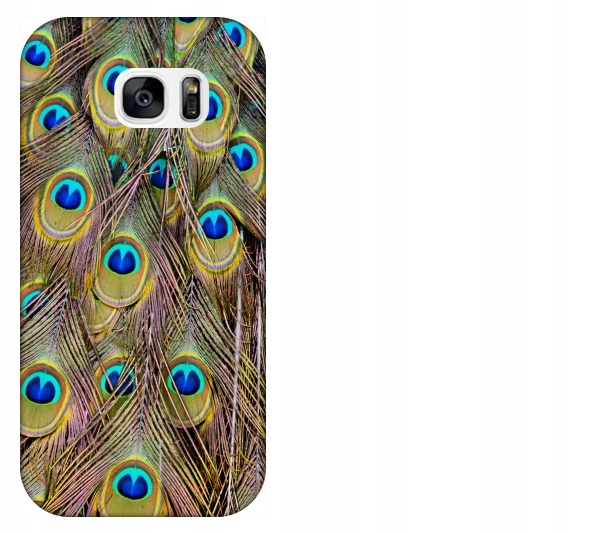 

Etui pokrowiec Samsung Galaxy S7 G930 Pawie pióra