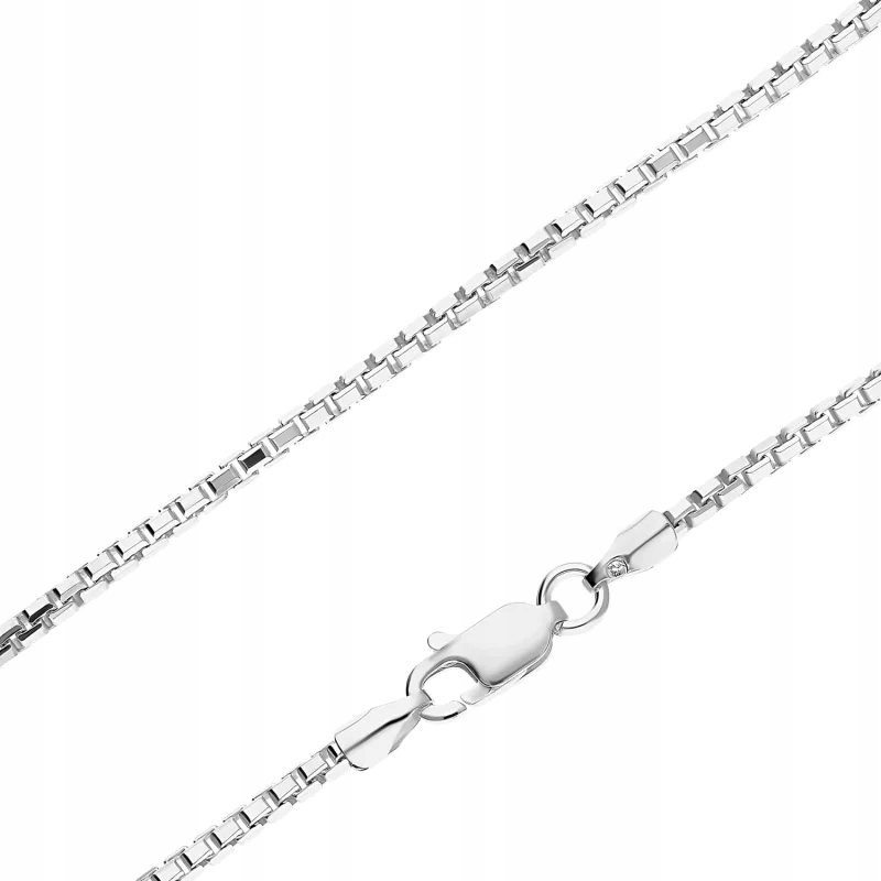 Stříbrný Řetízek Kostka 925 moderní, odolná dámská vazba 6.48g R55