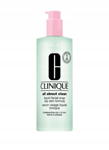Clinique All About Clean 400 ml tekuté mýdlo pro mastnou pleť