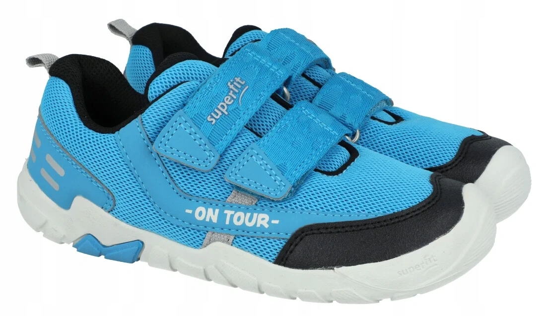 Superfit Barefit 1-006025-8400 chłopięce sneakersy barefoot na rzep r. 27