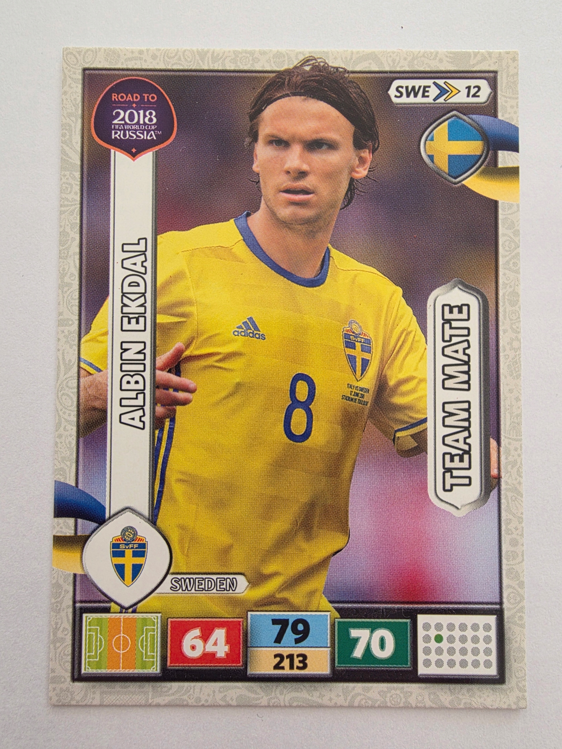 2018 Panini Road To World Cup Russia Albin Ekdal Szwecja Swe 12