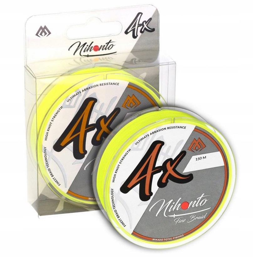 Mikado Plecionka Nihonto Fine 0,14mm Fluo 150m