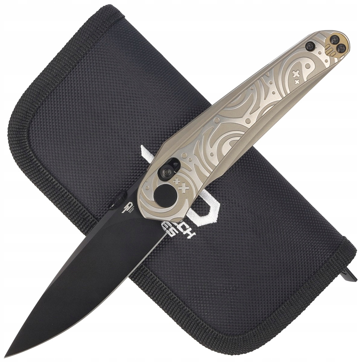 Nóż Bestech Mothus Light Bronze Titanium (BT2206C)