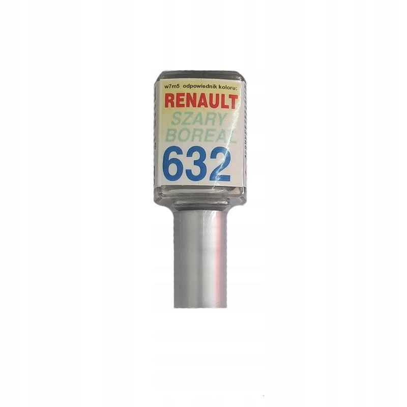Zaprawka lakier do rys 10ml Renault Dacia 632 Szary Boreal