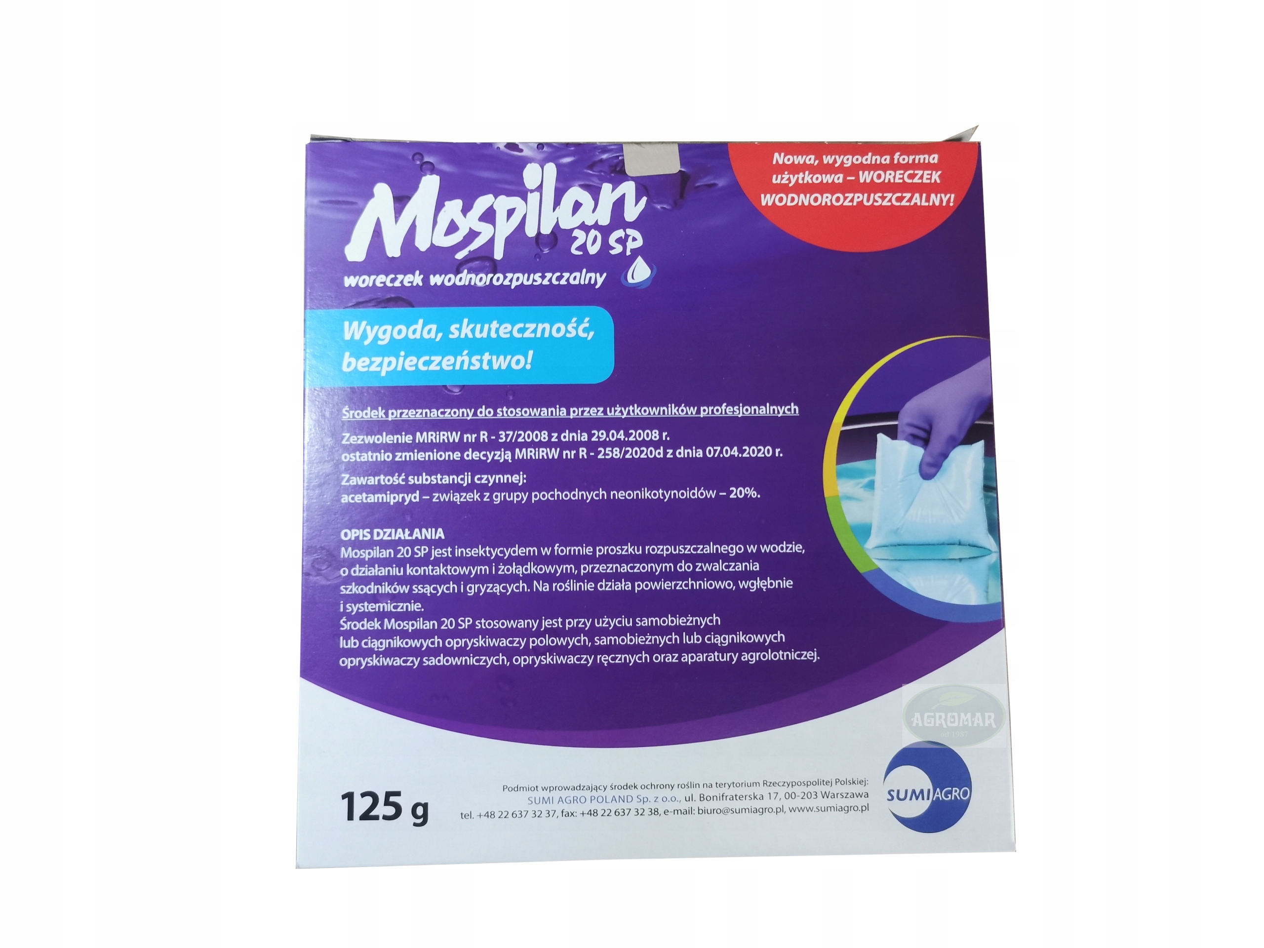 

Mospilan 20 Sp 125g preparat owadobójczy
