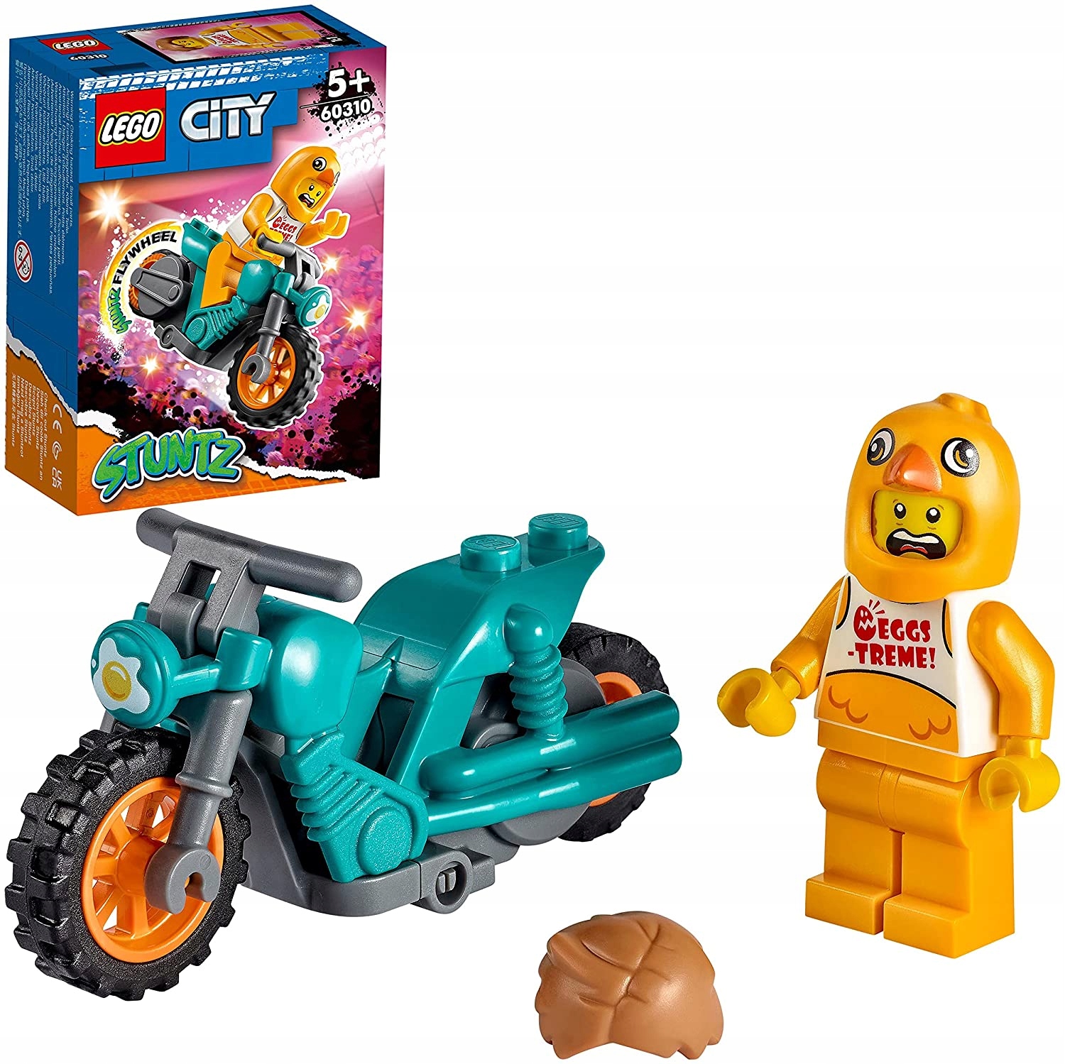 

Lego City 60310 Motocykl kaskaderski z kurczakiem