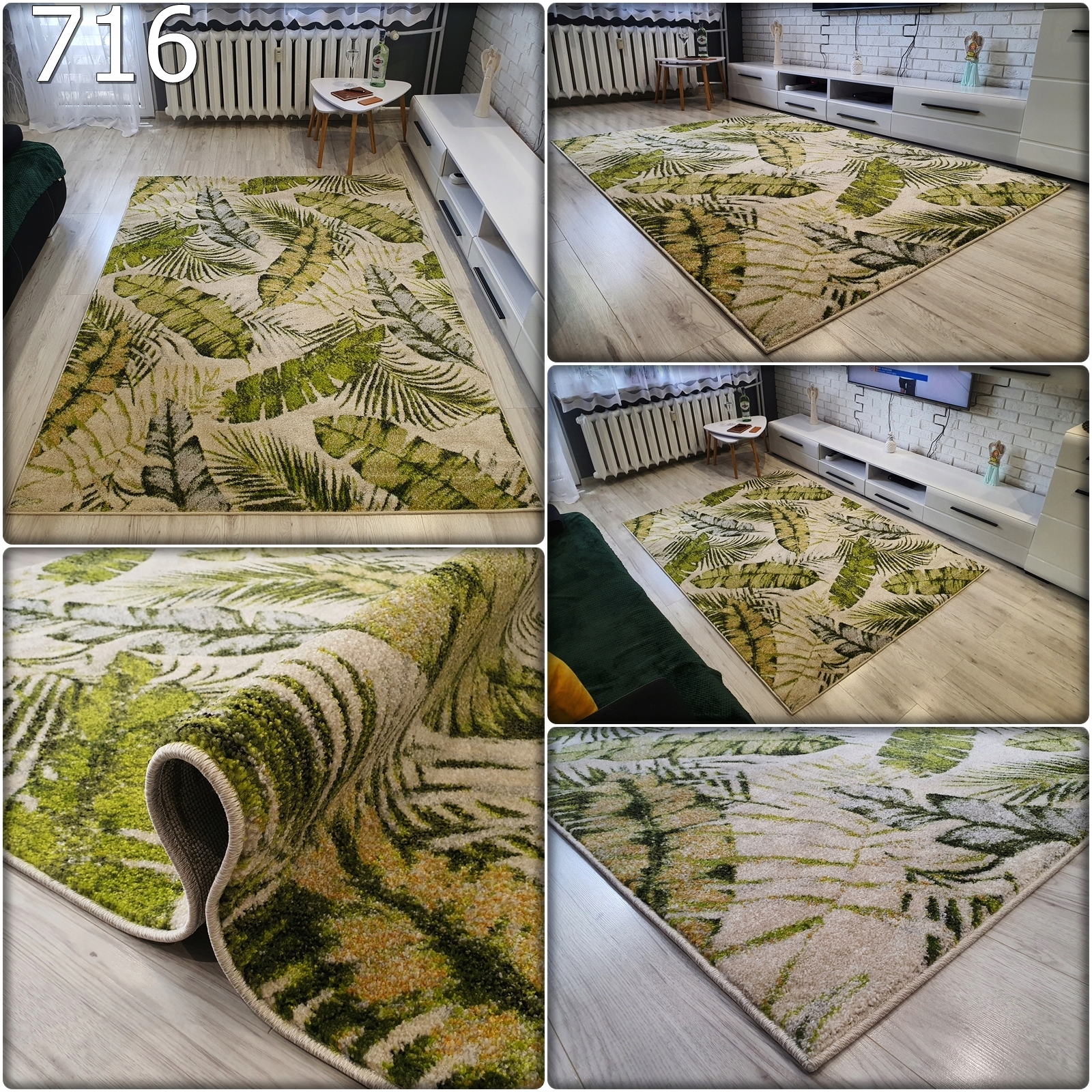 

Dywan Garden 3D 80x150 w Liście Monstera Jungle