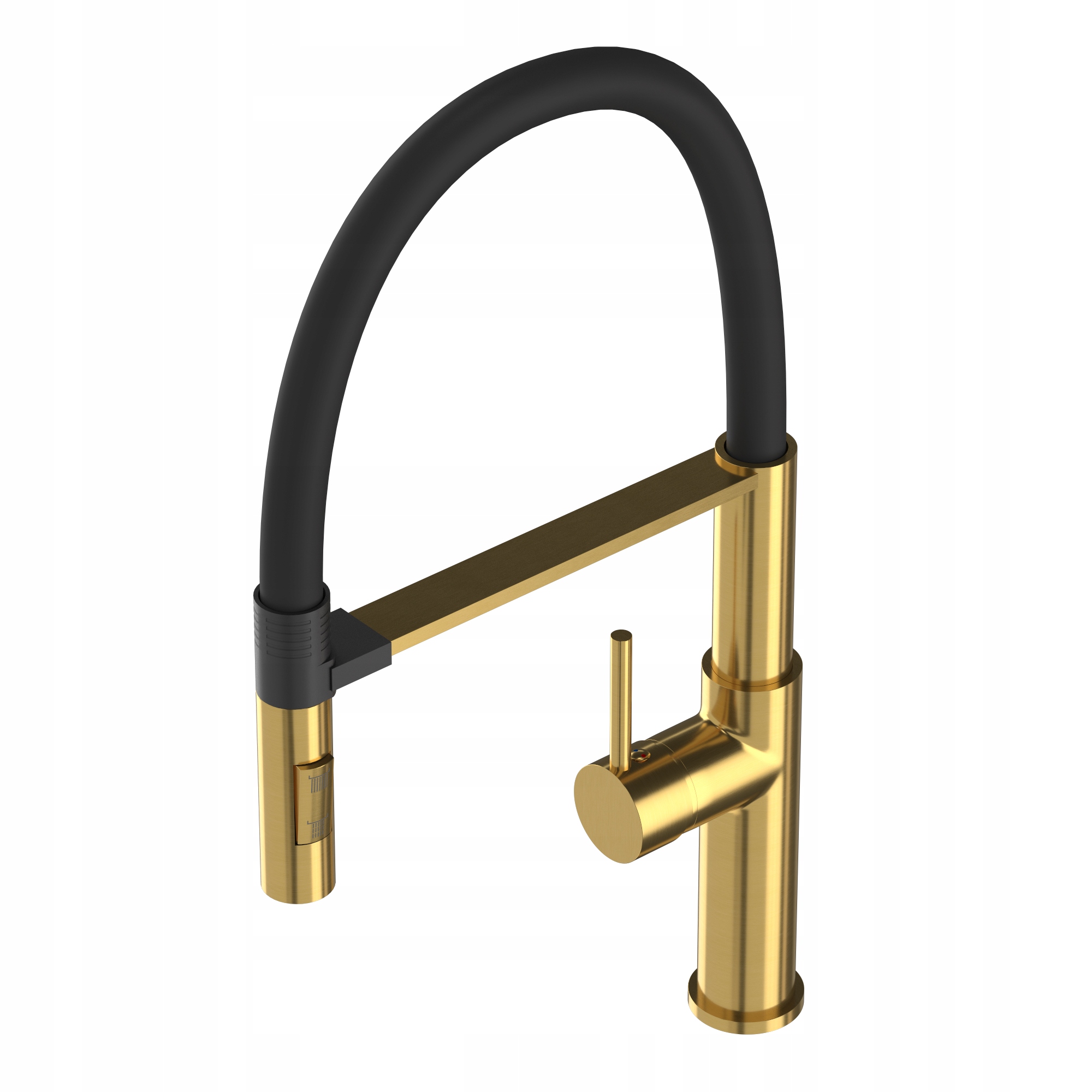 Flexibilná Kuchynská Batéria Brush Gold Kuchynský Výtok Brúsená Soria