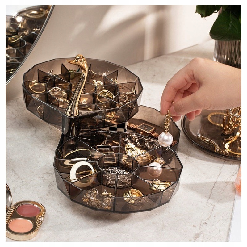 ORGANIZER NA BIŻUTERIĘ ŁABĘDŹ SZAFECZKA Z SZUFLADKAMI EAN (GTIN) 6005607739562