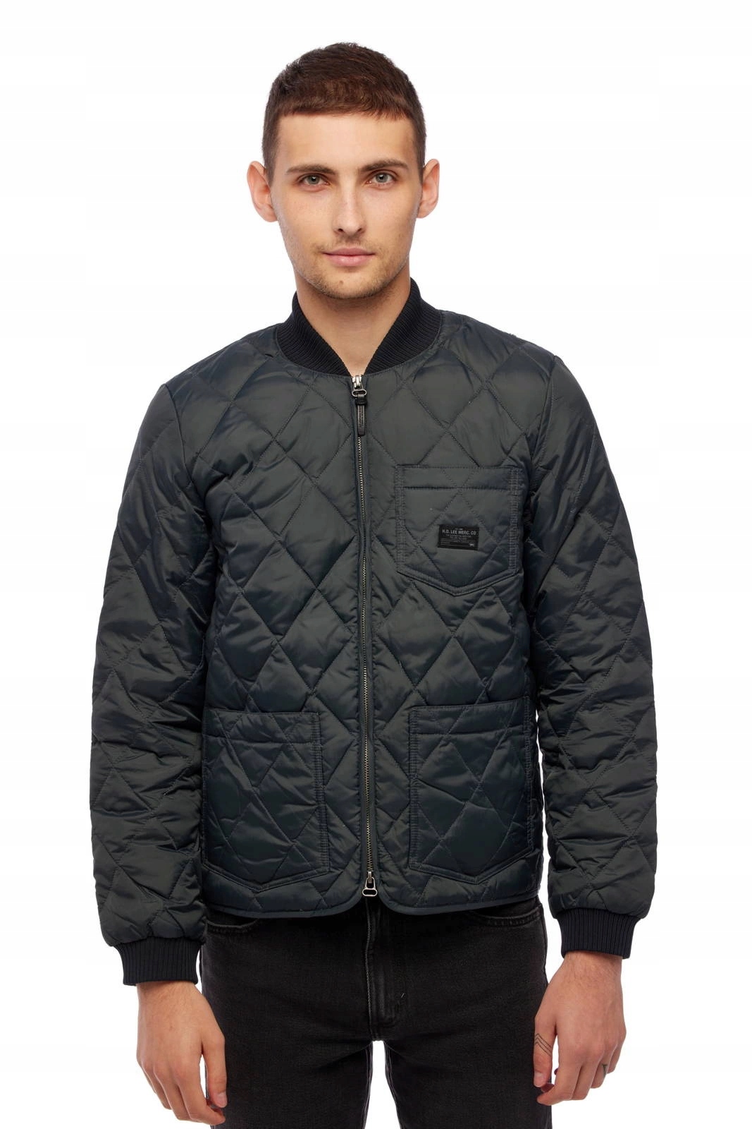 Męska kurtka przejściowa Lee Quilted Down Bomber L87DWUOG S