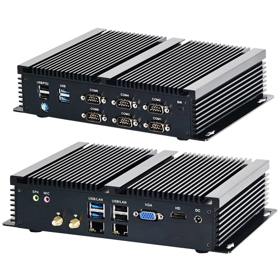 Przemysłowy mini PC G10 i7-8550 16/512 2xRJ45 6xRS - Sklep