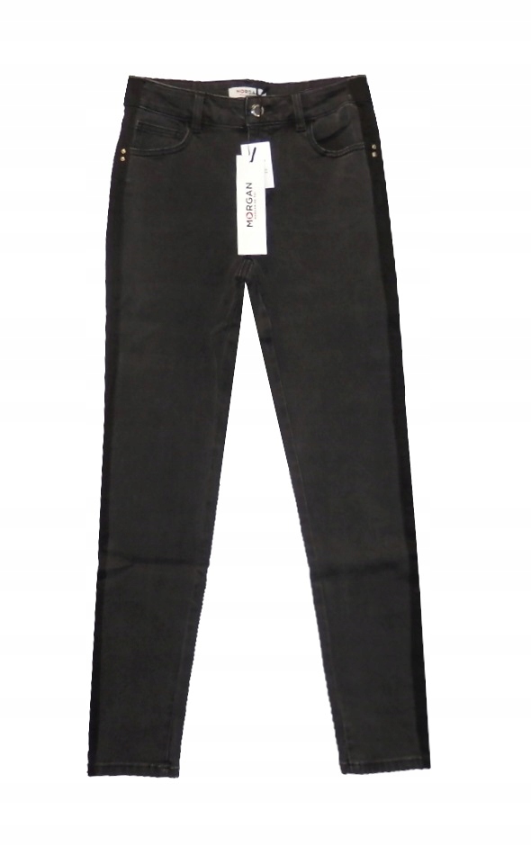 Dámské Kalhoty Morgan 232 Pepa Jeans Černé Slim Úzké Nohavice vel. 38