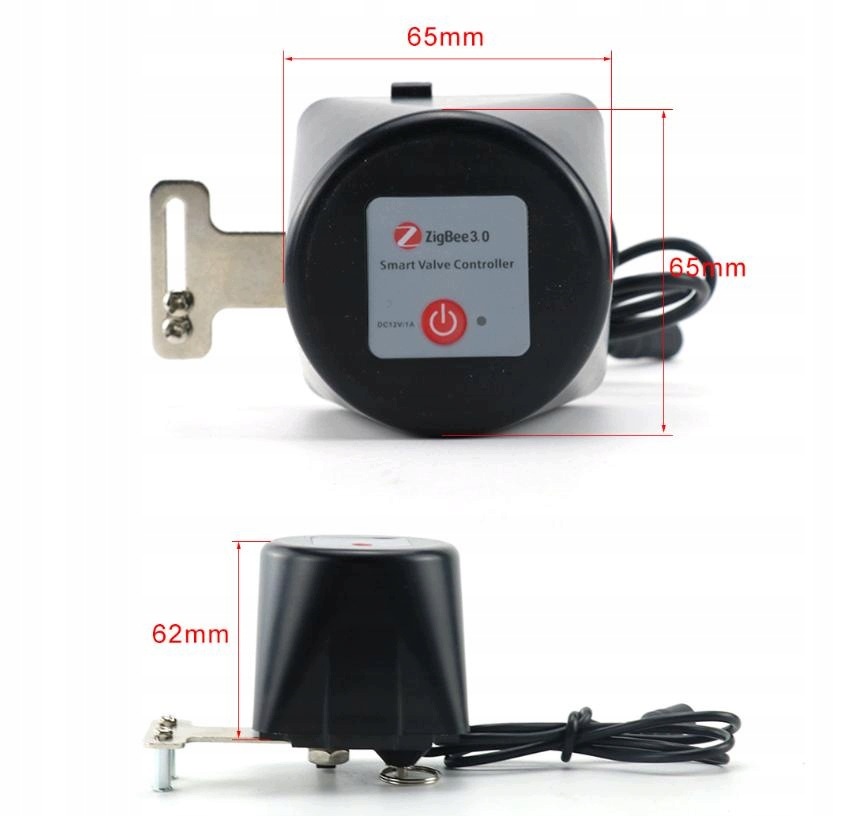 ZigBee išmanus vandens ir dujų vožtuvo uždarytuvas 30–60 kg·cm – produkto nuotrauka