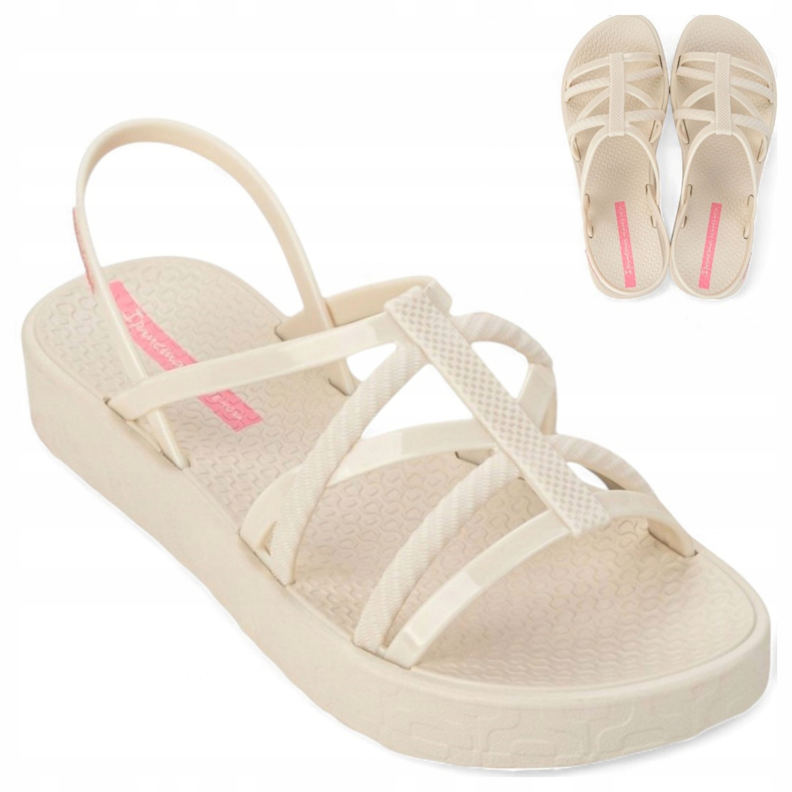 Ipanema 40 dámské sandály s tlustou podrážkou, lehké nazouvací letní boty