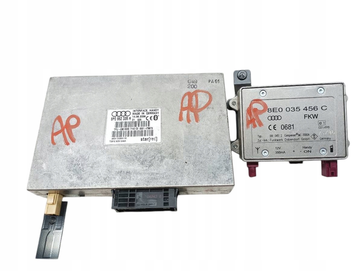 amplifier KOMPLET 8E0035456C 8P0862335H Audi A4 III (2004-2008) B7