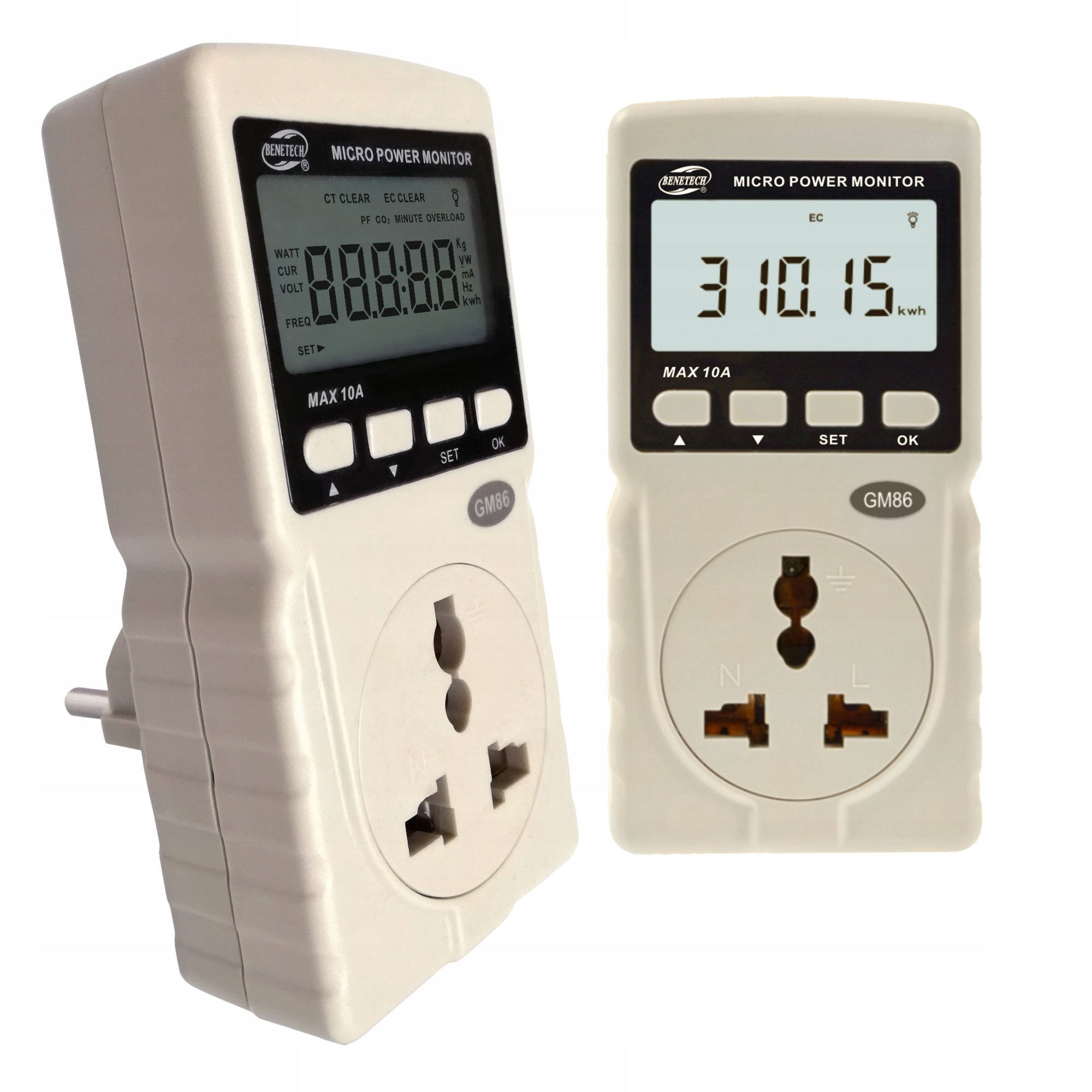 

Watomierz Licznik Zużycia Energii Miernik Moc