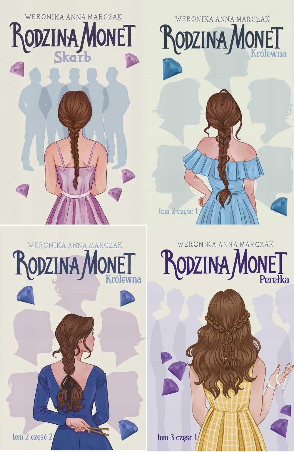

Pak Rodzina Monet Skarb Królewna 1, 2 Perełka