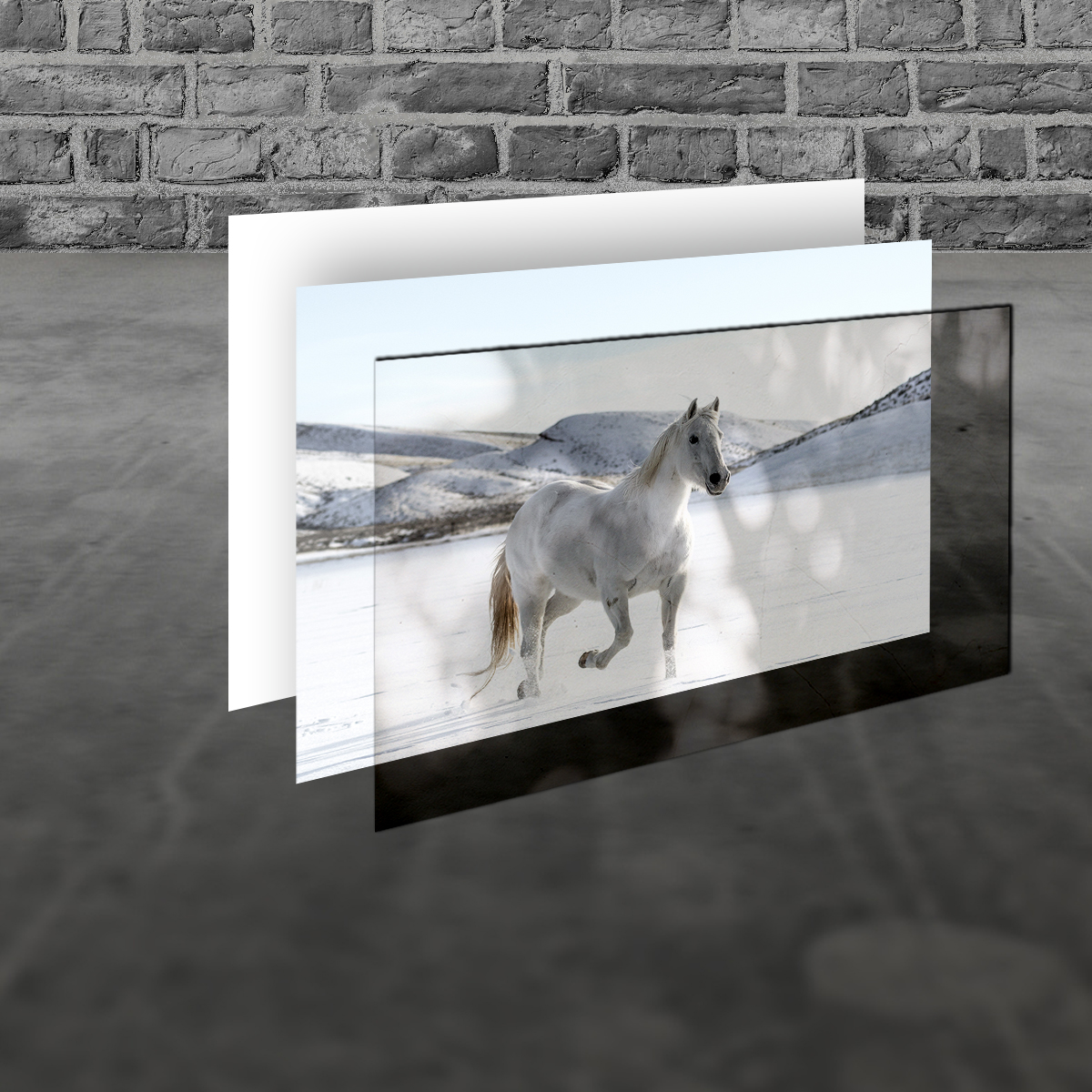 Panel Szklany Cegły 52180748 140x70 Grubość 4 mm