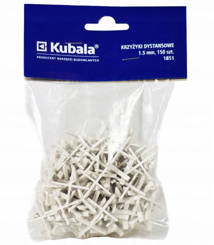 

Kubala Krzyżyki dystansowe 1,5mm 150 sztuk 1851