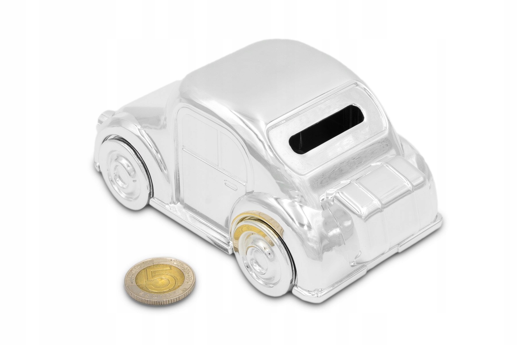 Skarbonka Samochód Auto z GRAWEREM Chrzest Roczek Płeć chłopcy