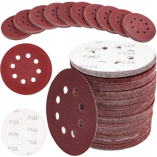 

Papier ścierny na dysk 125mm P120 /10szt