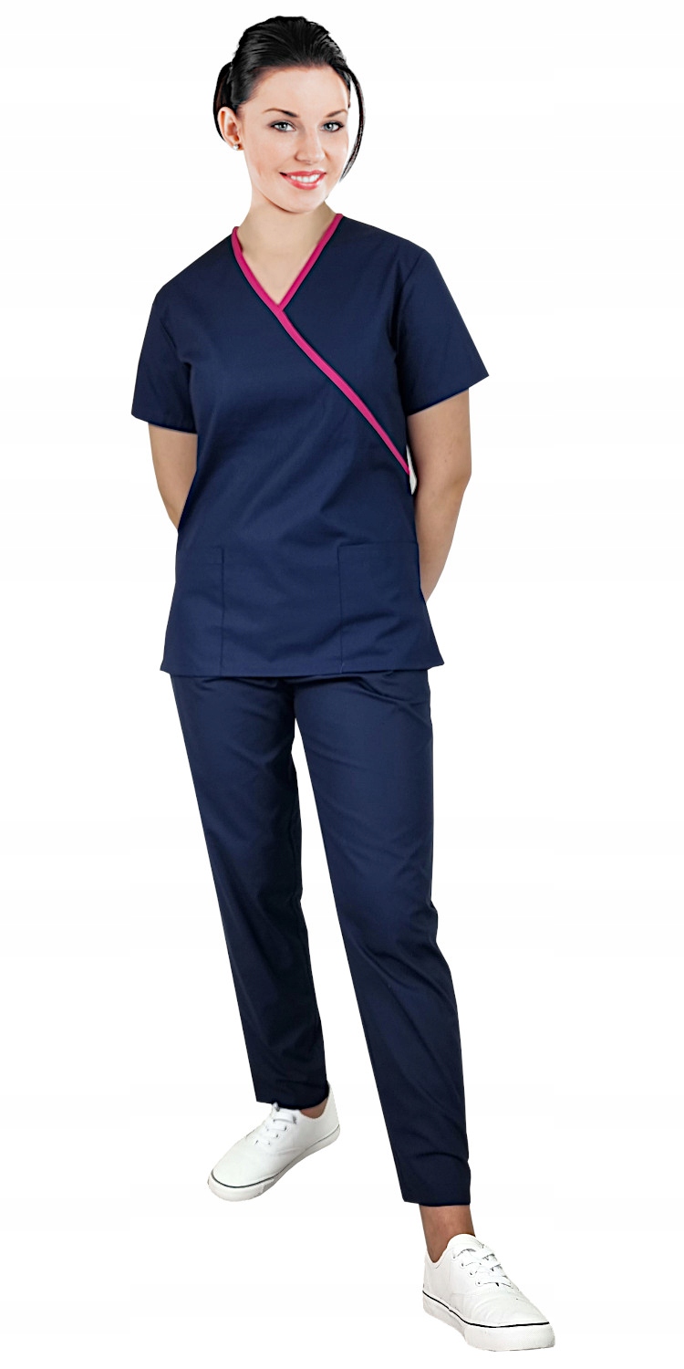 

Mundurek medyczny bluza z trokiem spodnie roz. L