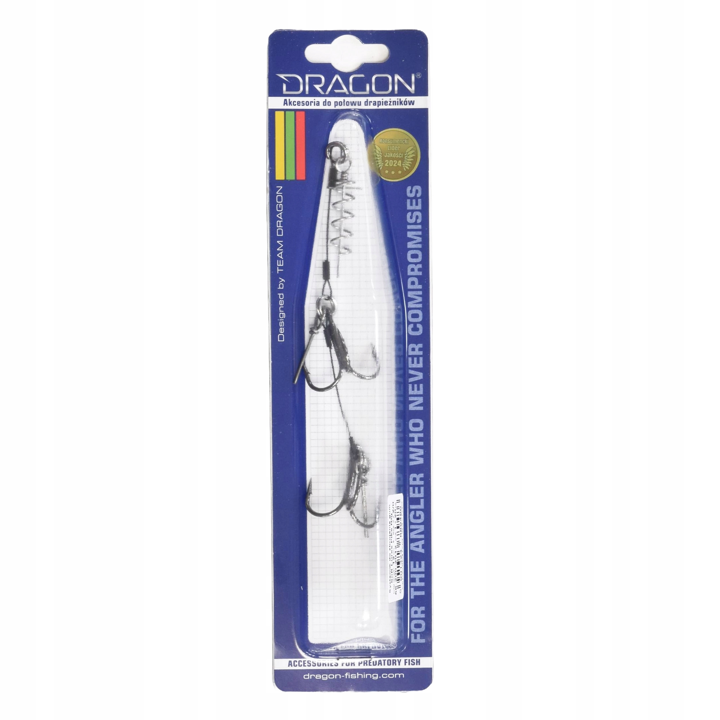 Systemik Dragon do zbrojenia gum 1x7surflon 20kg 9cm kotwica 2x#2/0 op.1szt