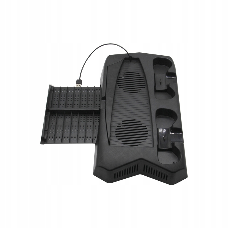 Podstavec pro nabíjení 2x pad chlazení větráček pro konzoli PS5 Fat