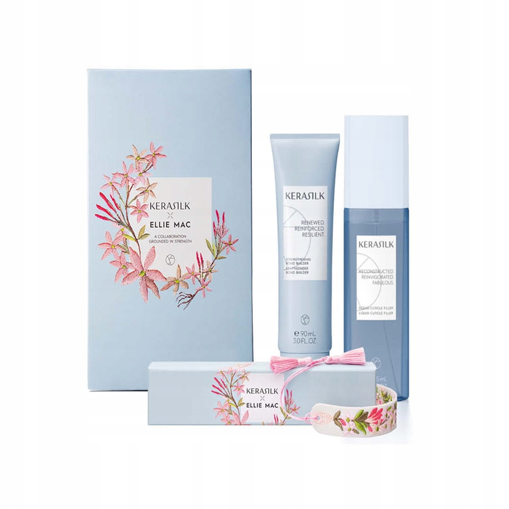 Kerasilk Ellie Mac sada pro posílení všech typů vlasů s náramkem