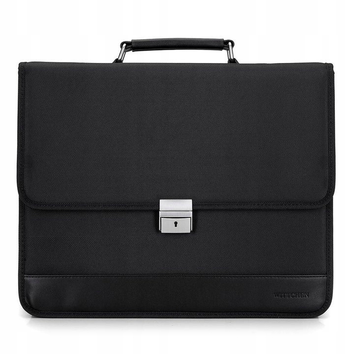 Elegantní pánská aktovka Wittchen 29-3-702-1 černá z polyesteru prostorná