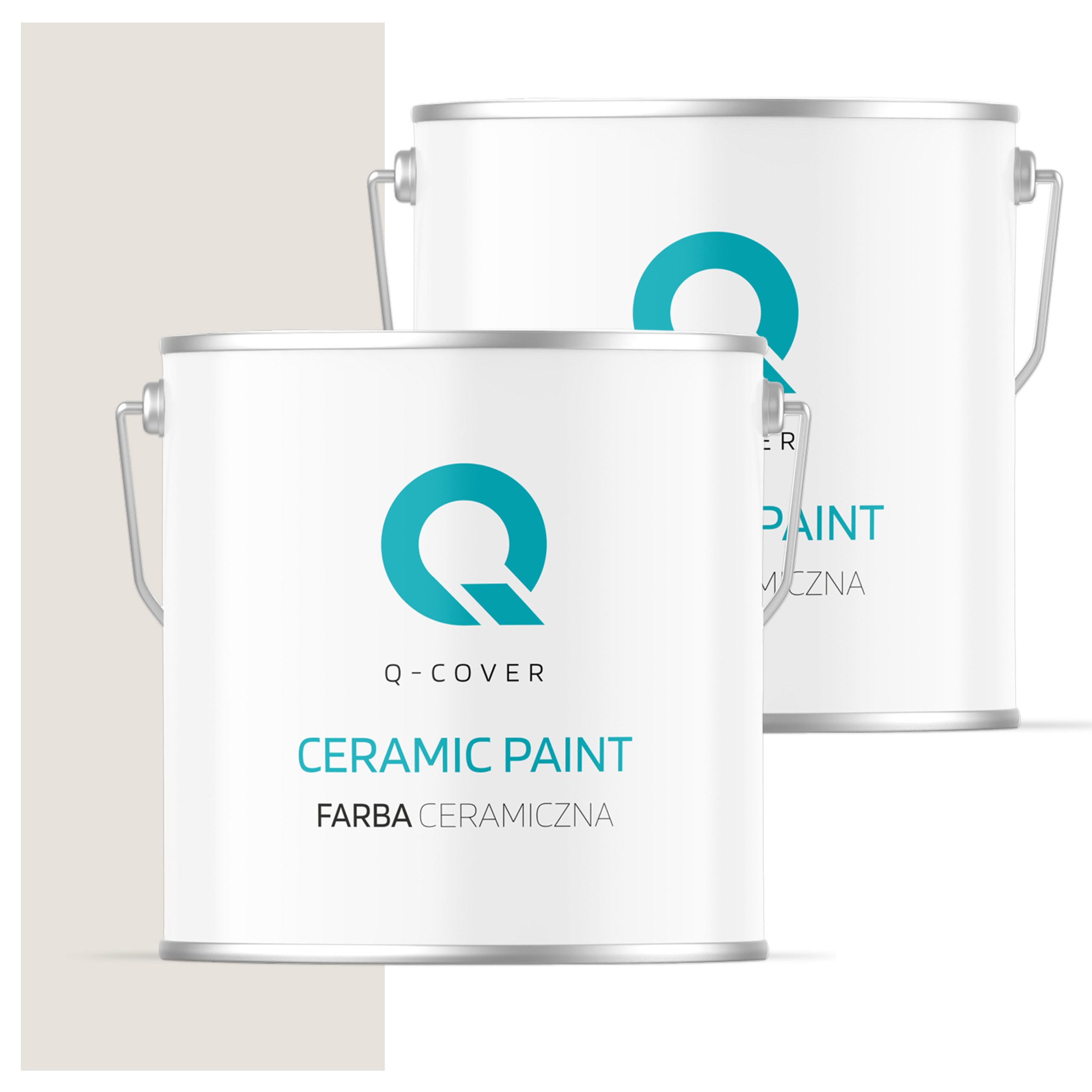 Keramická Farba Na Stenu Biela Šedá H1276 5L Mat Poľský Výrobca