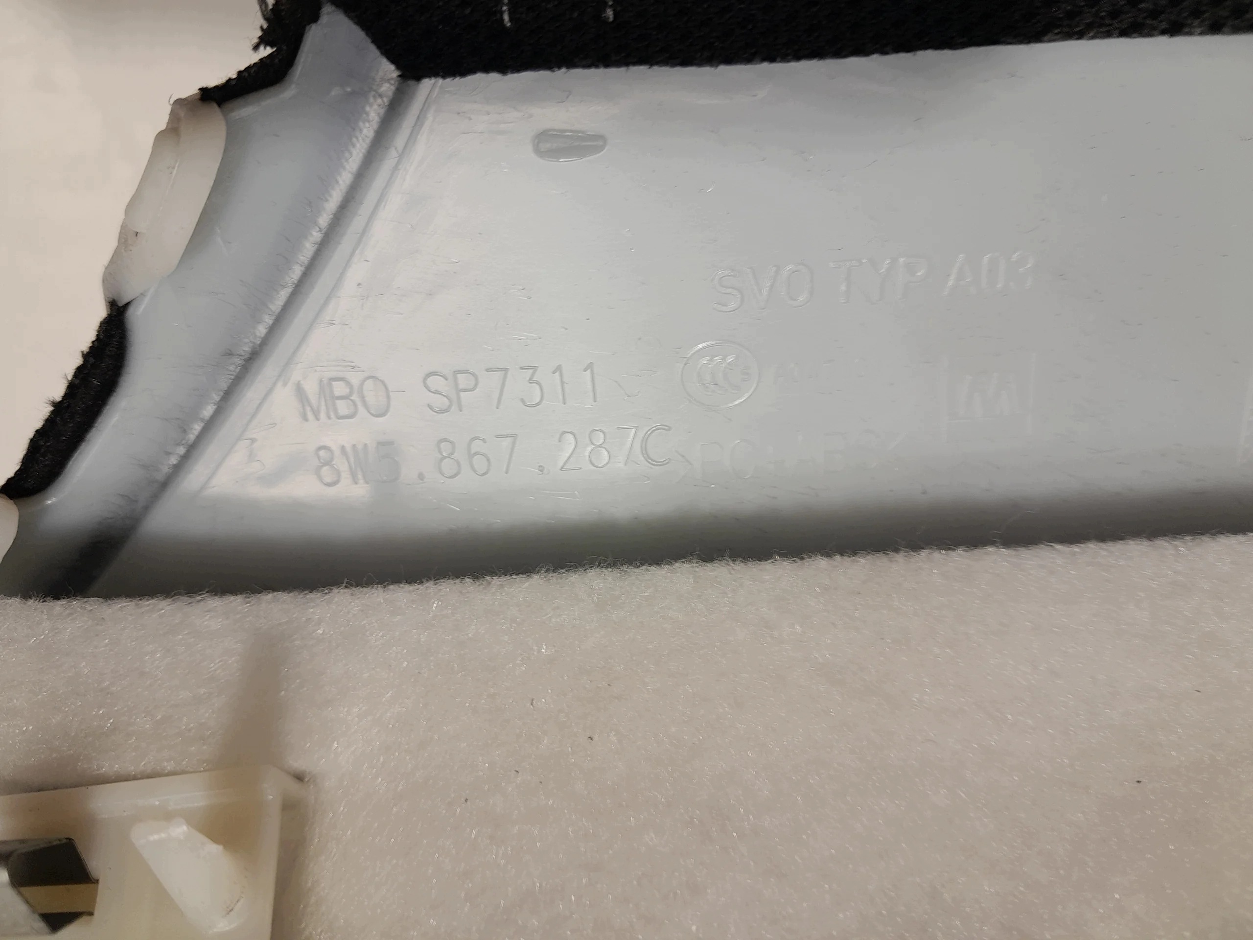 AUDI A4 B9 LIFT cover side SLUPKA left rear part 8W5867287C