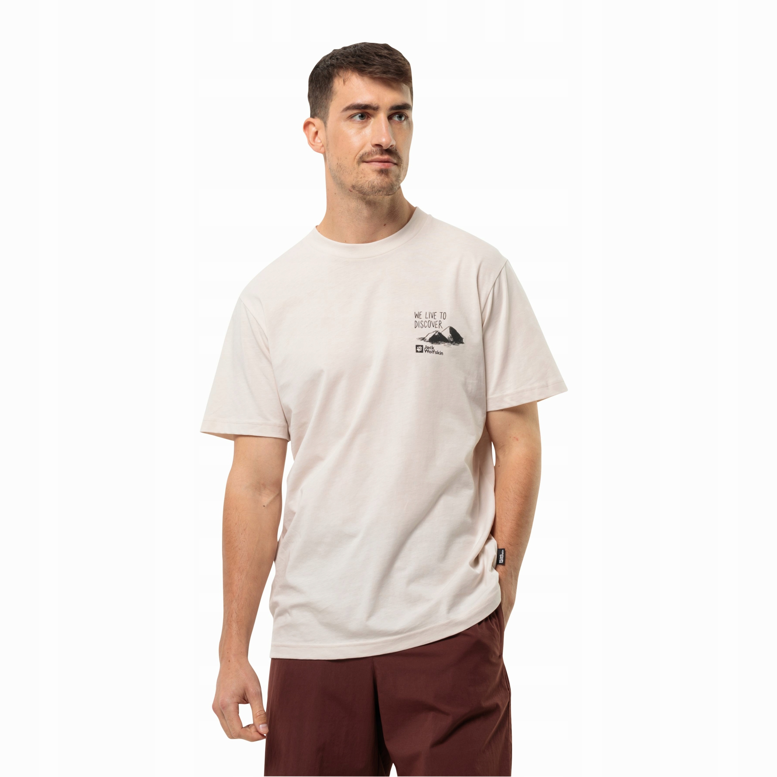 Męski t-shirt bawełniany koszulka Jack Wolfskin Discover XXL