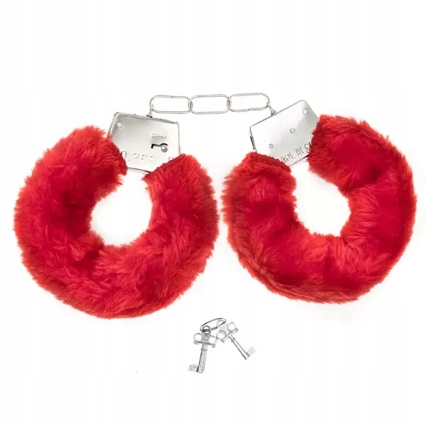 

Kajdanki Pluszowe Czerwone Wieczór Panieński