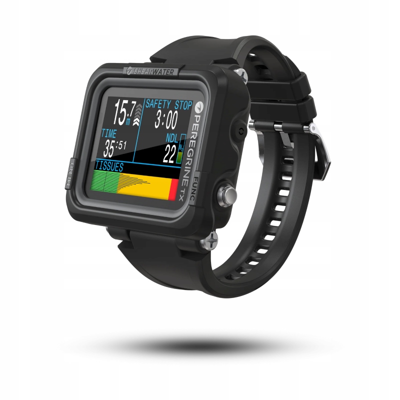 Počítač Shearwater Peregrine Tx Bt 2.2" LCD 3 plyny Nitrox černý
