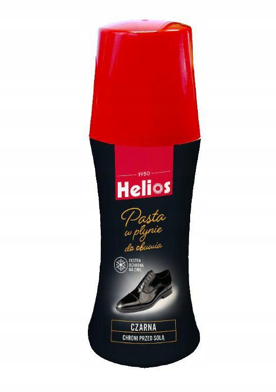 Pasta W Płynie Do Obuwia 60ml Czarna Helios Polita