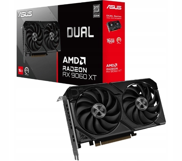 Karta graficzna Asus Dual Radeon Rx 9060 Xt 16GB GDDR6 128bit Fsr
