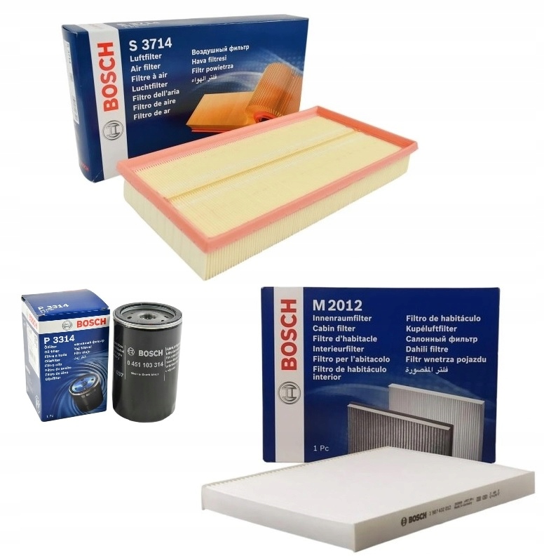 Zestaw filtrów AUDI A3 8L 1.6 1.8 T