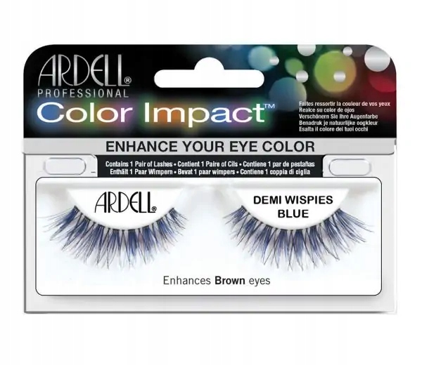 

Ardell Color Impact Sztuczne rzęsy pasek Demi Blue