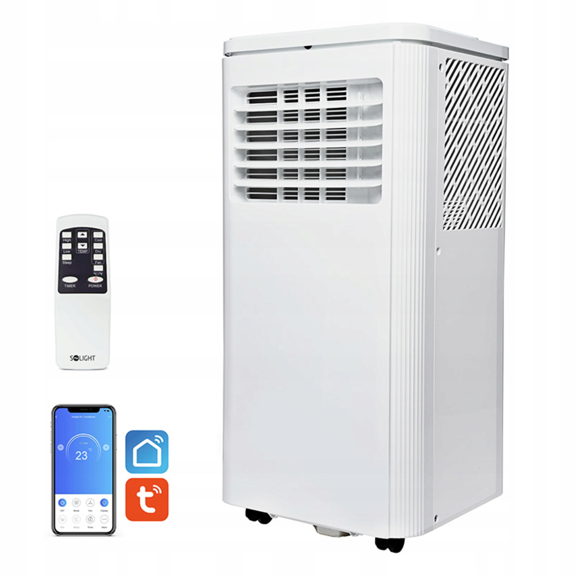 Solight mobilní klimatizace 9000 Btu, WiFi, chlazení, odvlhčování, ventilát